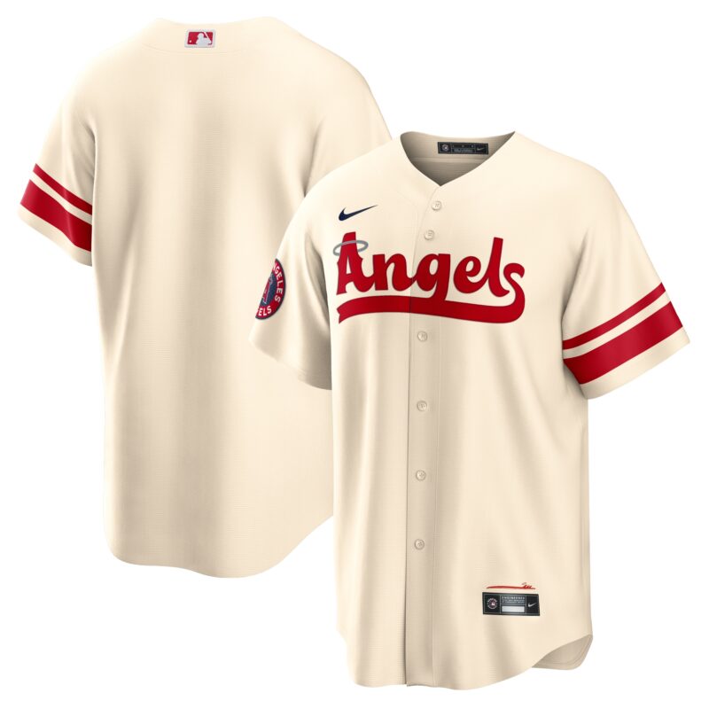 Los Angeles Angels Nike City Connect Replica Team Jersey - Cream