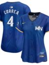 Carlos Correa Minnesota Twins Nike Women's 2024 City Connect Limited Jersey - Royal