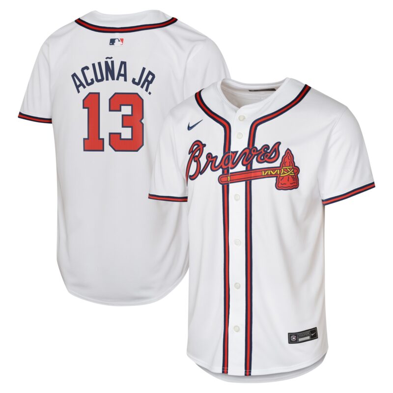 Ronald Acu?a Jr. Atlanta Braves Nike Youth Home Limited Player Jersey - White