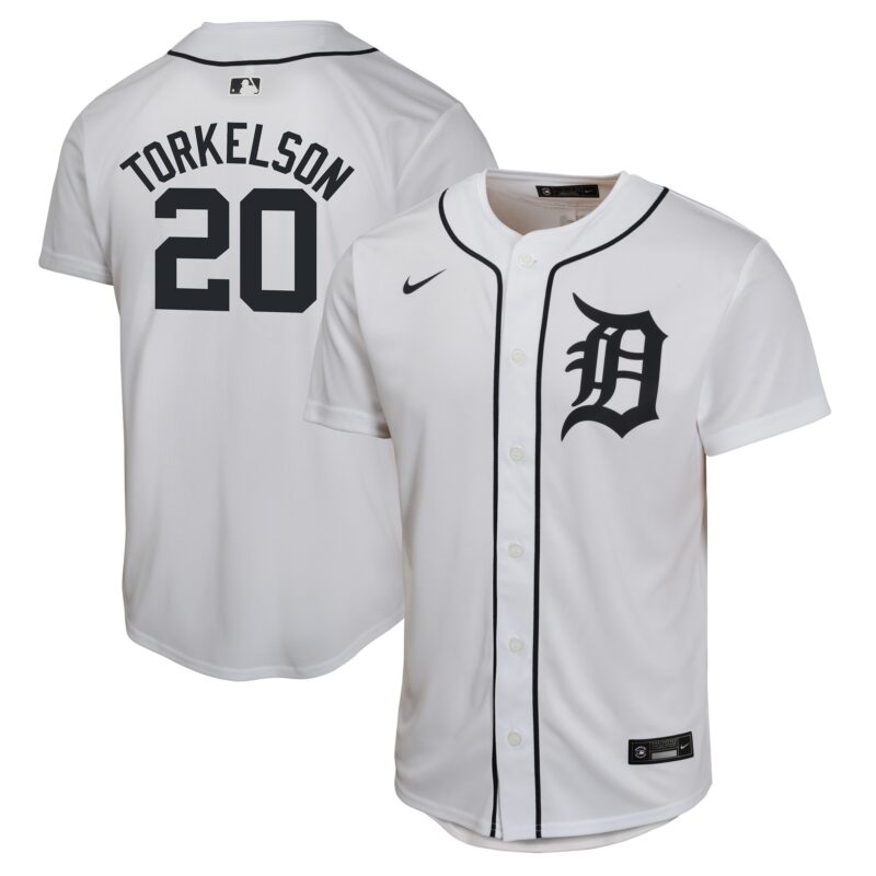 Spencer Torkelson Detroit Tigers Nike Youth Home Game Player Jersey - White