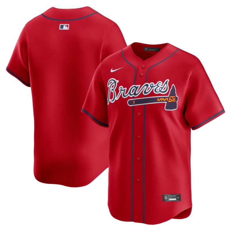 Atlanta Braves Nike Alternate Limited Jersey?? Red
