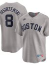 Carl Yastrzemski Boston Red Sox Nike Throwback Cooperstown Collection Limited Jersey - Gray