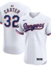 Evan Carter Texas Rangers Nike 2024 Gold Collection Elite Player Jersey?? White