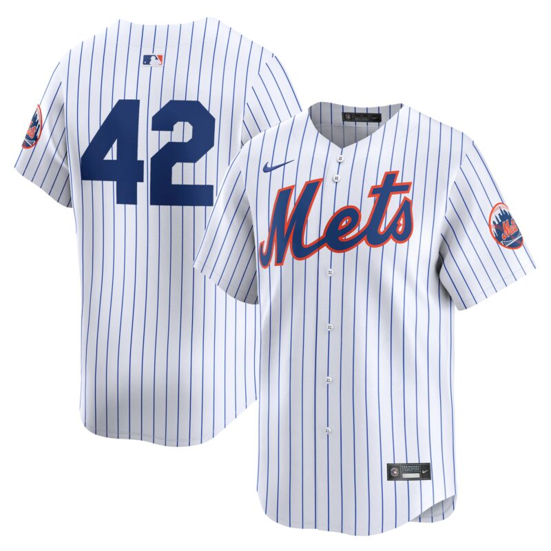 New York Mets Nike 2024 Jackie Robinson Day Home Limited Jersey?? White