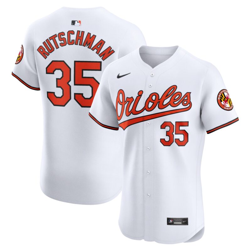 Adley Rutschman Baltimore Orioles Nike Home Elite Jersey - White