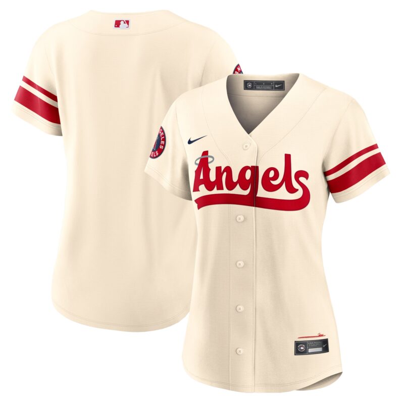 Los Angeles Angels Nike Women's City Connect Replica Team Jersey - Cream