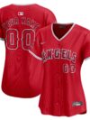 Los Angeles Angels Nike Women's Alternate Limited Custom Jersey?? Red