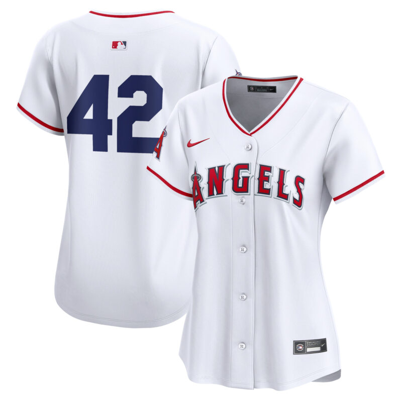 Los Angeles Angels Nike Women's 2024 Jackie Robinson Day Home Limited Jersey?? White