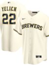 Christian Yelich Milwaukee Brewers Nike Youth Alternate Replica Player Jersey - Cream