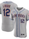 Francisco Lindor New York Mets Nike Road Authentic Player Jersey - Gray