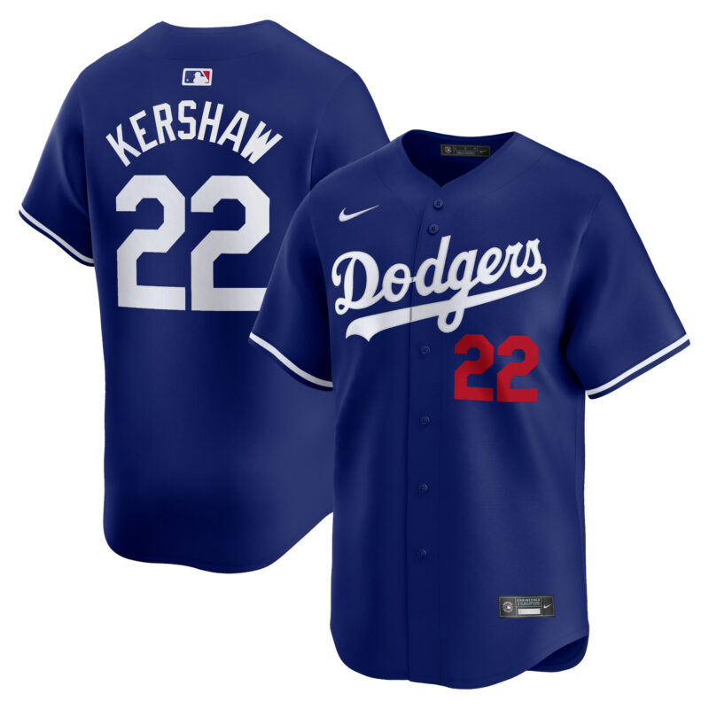 Clayton Kershaw Los Angeles Dodgers Nike Alternate Limited Player Jersey?? Royal
