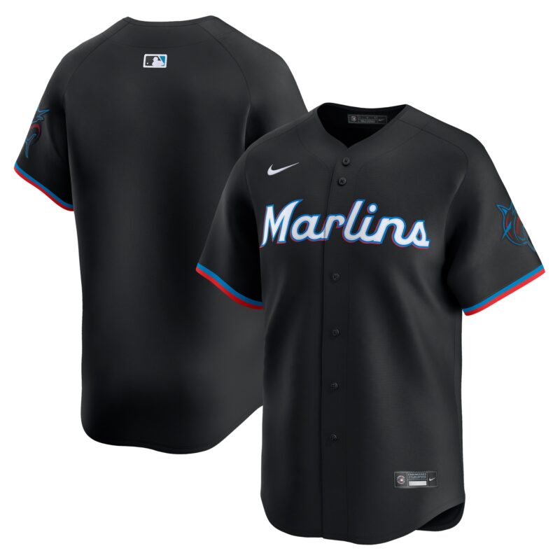 Miami Marlins Nike Alternate Limited Jersey?? Black