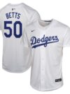 Mookie Betts Los Angeles Dodgers Nike Youth Home Game Player Jersey - White