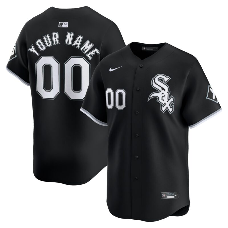 Chicago White Sox Nike Alternate Limited Custom Jersey?? Black