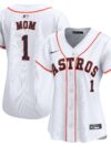 Houston Astros Nike Women's #1 Mom Home Limited Jersey - White