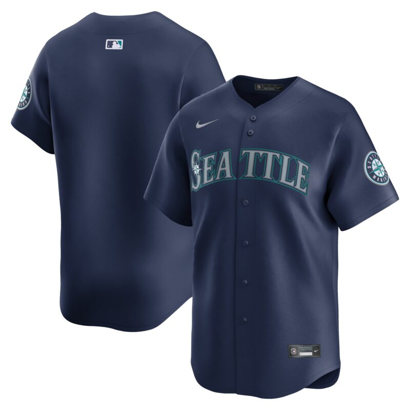 Seattle Mariners Nike Road Limited Jersey?? Navy