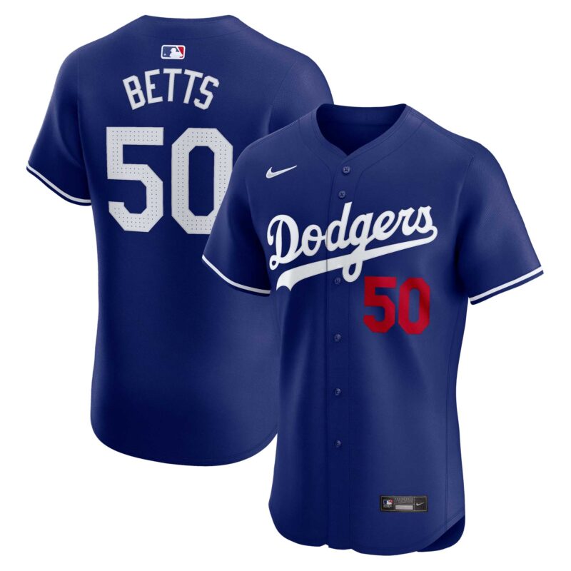 Mookie Betts Los Angeles Dodgers Nike Alternate Elite Player Jersey - Royal