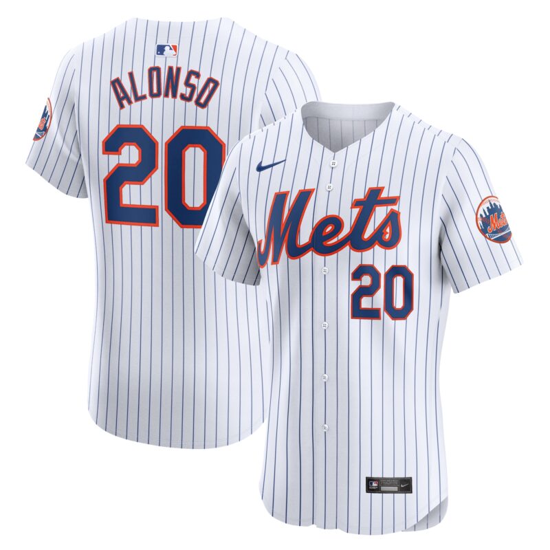 Pete Alonso New York Mets Nike Home Elite Jersey - White