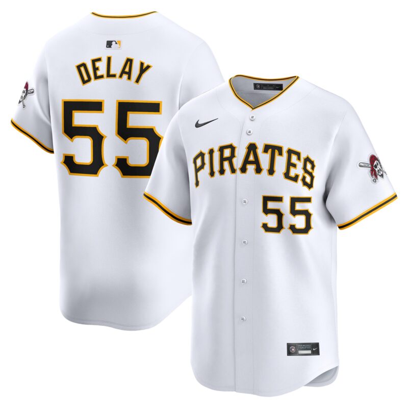 Jason Delay Pittsburgh Pirates Nike Home Limited Player Jersey?? White
