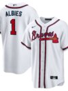 Ozzie Albies Atlanta Braves Nike Home Replica Player Name Jersey - White