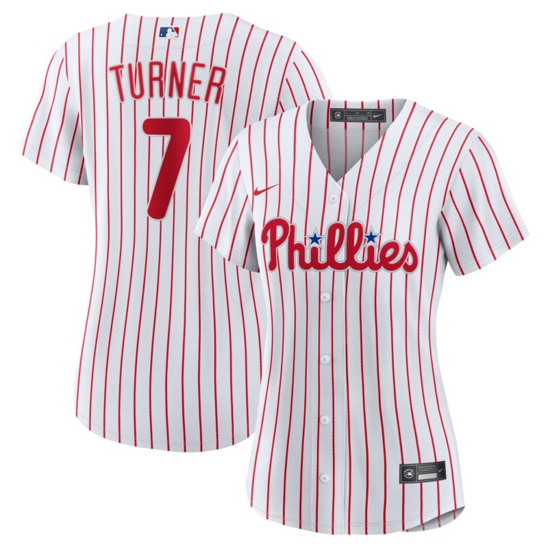 Trea Turner Philadelphia Phillies Nike Women's Home Replica Player Jersey - White
