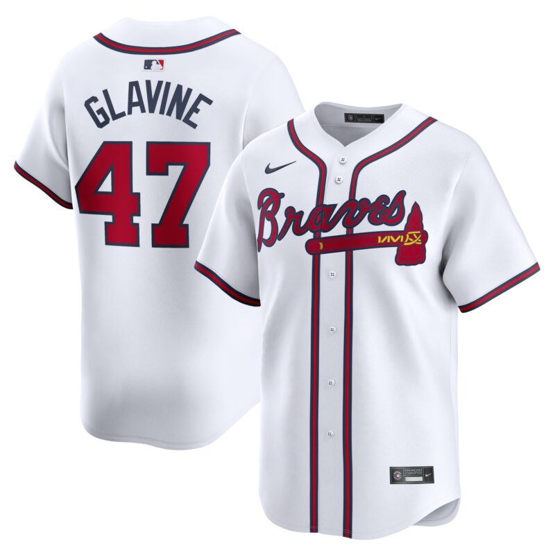 Tom Glavine Atlanta Braves Nike Home Limited Player Jersey - White