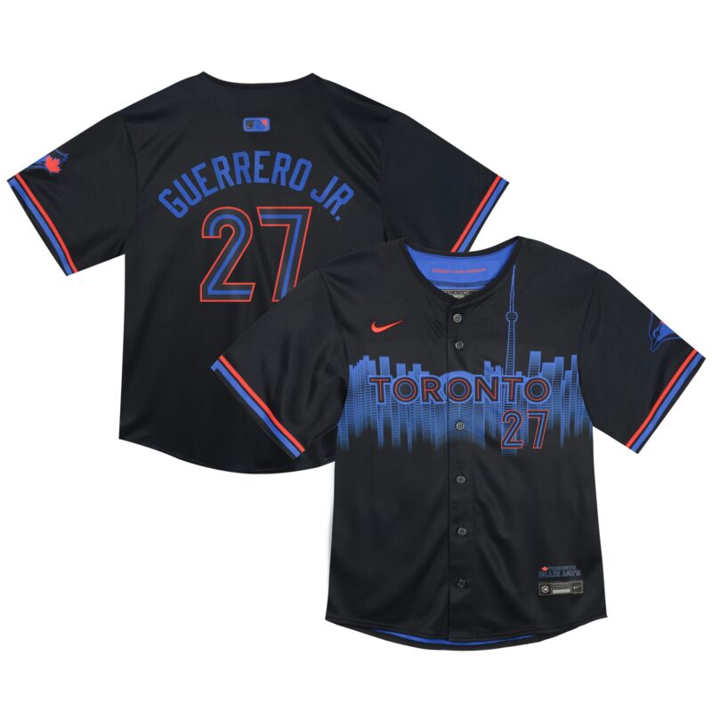 Vladimir Guerrero Toronto Blue Jays Nike Toddler 2024 City Connect Limited Player Jersey - Navy
