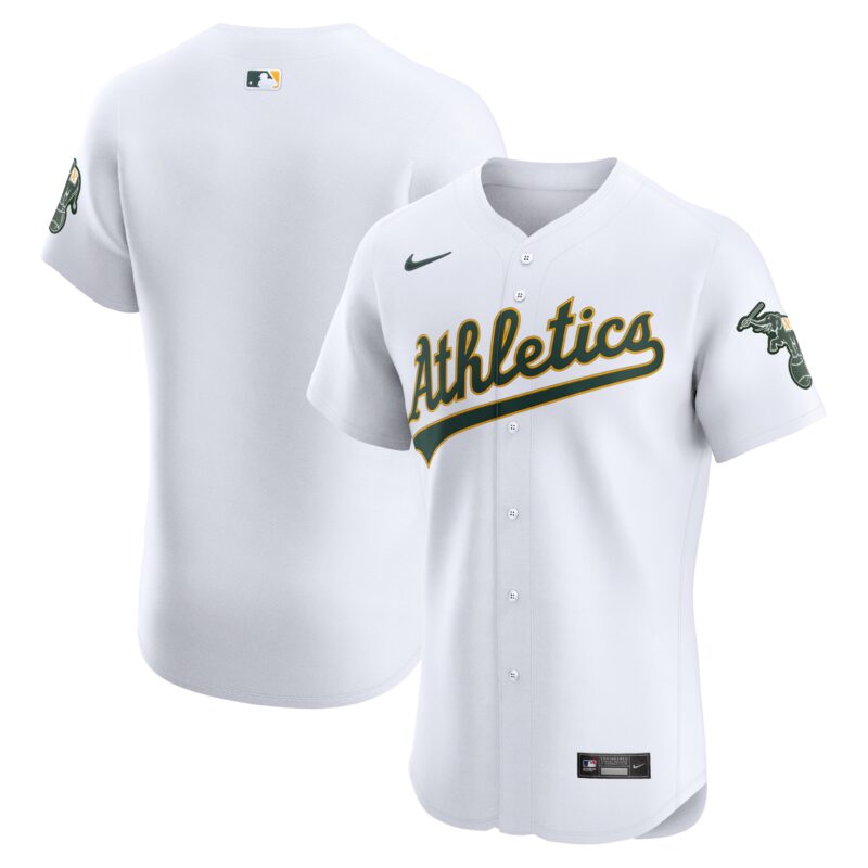 Oakland Athletics Nike Home Elite Jersey - White