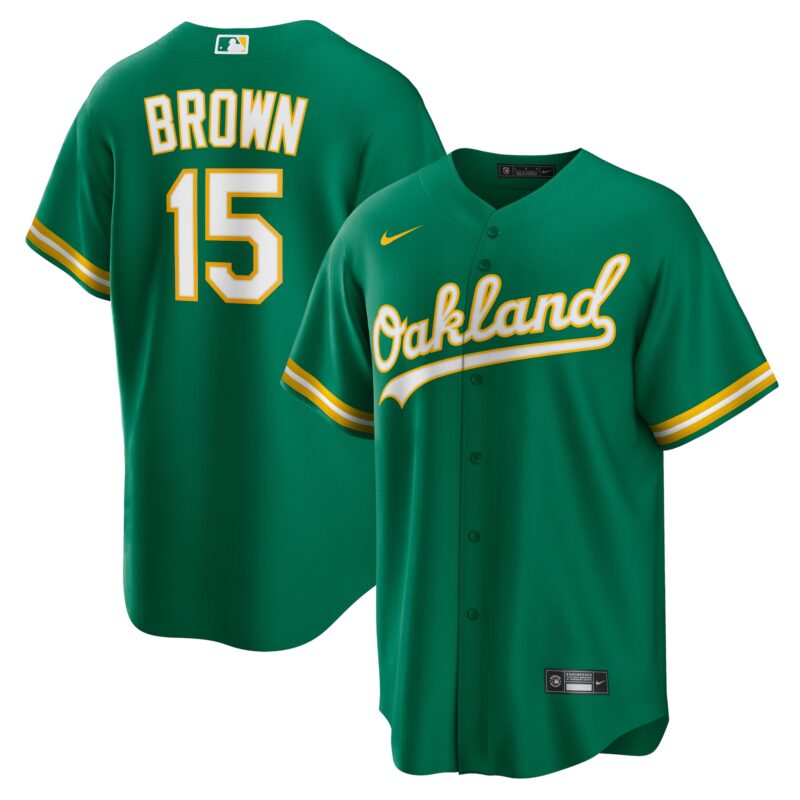Seth Brown Oakland Athletics Nike Alternate Replica Jersey - Kelly Green