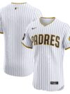 San Diego Padres Nike Home Elite Patch Jersey - White
