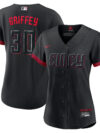 Ken Griffey Jr. Cincinnati Reds Nike Women's City Connect Replica Player Jersey - Black