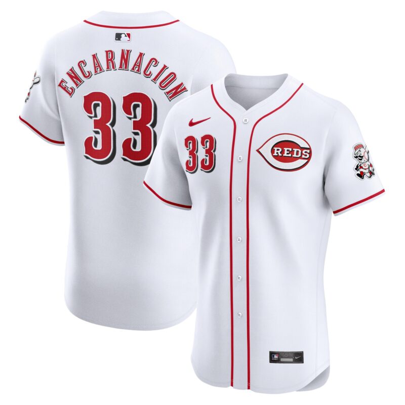 Christian Encarnacion-Strand Cincinnati Reds Nike Home Elite Player Jersey - White