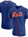 New York Mets Nike Alternate Vapor Premier Elite Patch Jersey - Royal