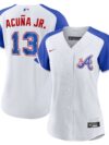 Ronald Acu?a Jr. Atlanta Braves Nike Women's City Connect Replica Player Jersey - White