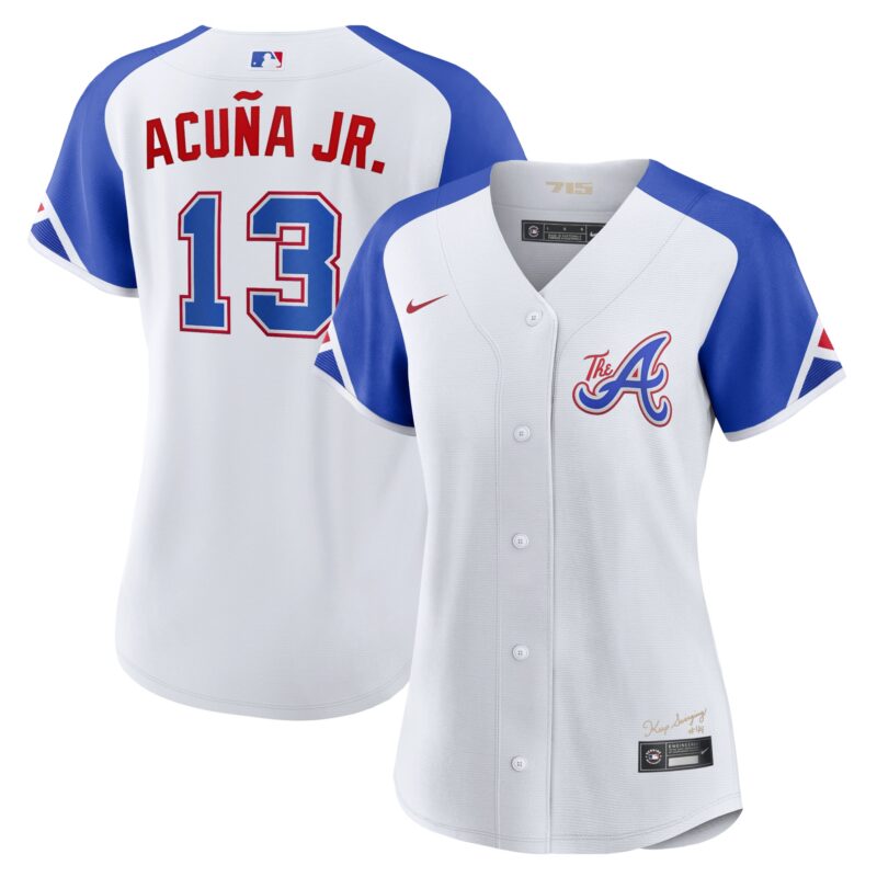 Ronald Acu?a Jr. Atlanta Braves Nike Women's City Connect Replica Player Jersey - White