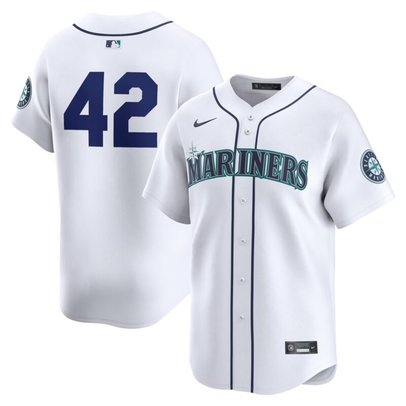 Seattle Mariners Nike 2024 Jackie Robinson Day Home Limited Jersey?? White