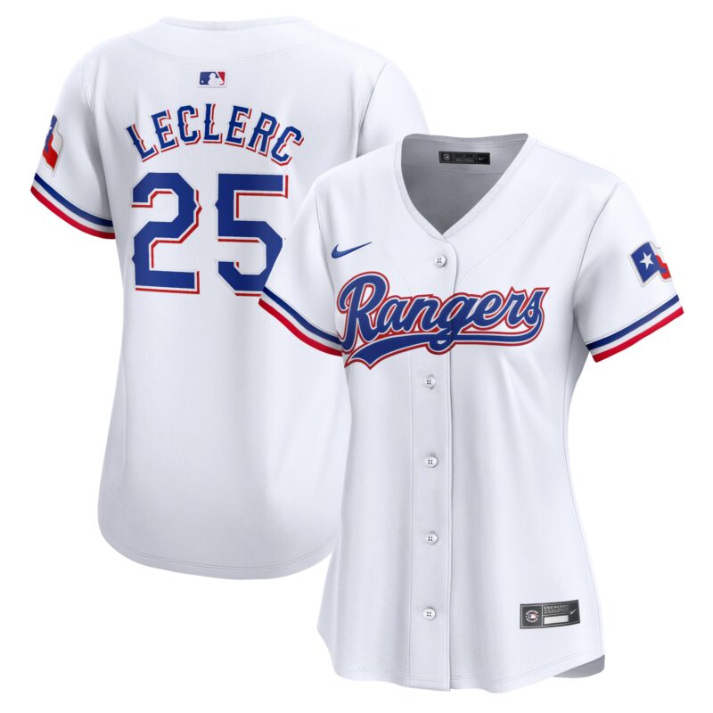 Jos? Leclerc Texas Rangers Nike Women's Home Limited Player Jersey - White