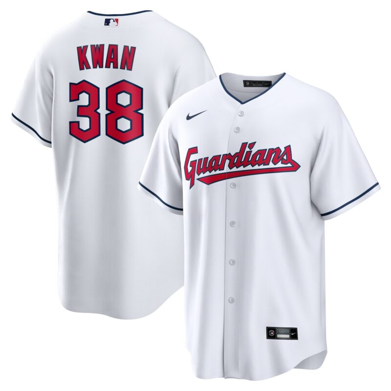 Steven Kwan Cleveland Guardians Nike Home Replica Jersey - White