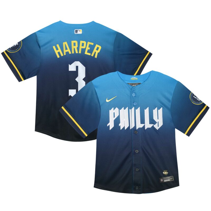 Bryce Harper Philadelphia Phillies Nike Infant 2024 City Connect Limited Player Jersey - Blue