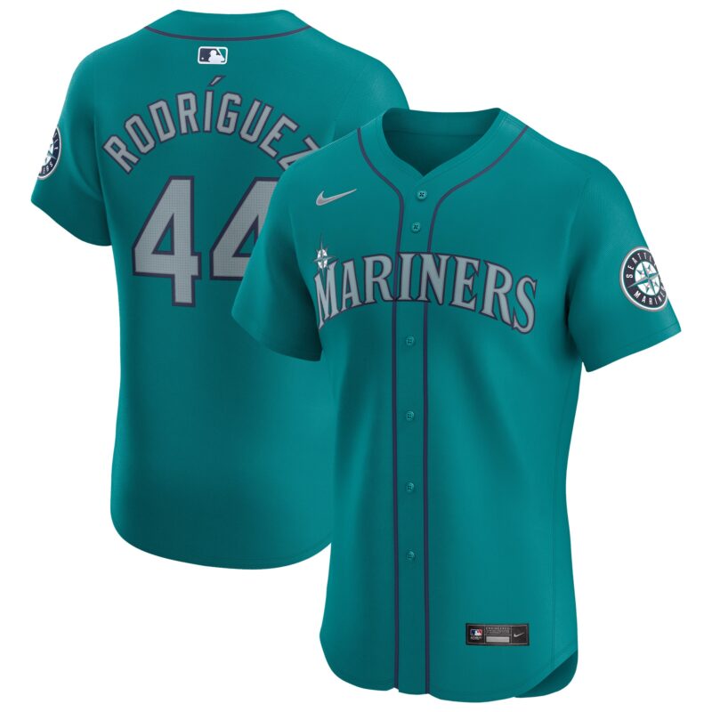 Julio Rodr?guez Seattle Mariners Nike Alternate Elite Player Jersey - Aqua