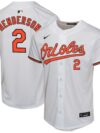 Gunnar Henderson Baltimore Orioles Nike Youth Home Game Player Jersey - White
