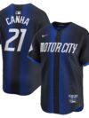 Mark Canha Detroit Tigers Nike 2024 City Connect Limited Jersey - Navy