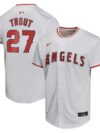 Mike Trout Los Angeles Angels Nike Youth Home Game Player Jersey - White