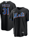 Mike Piazza New York Mets Nike 2022 Alternate Replica Player Jersey - Black