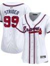 Spencer Strider Atlanta Braves Nike Women's Home Limited Player Jersey - White