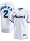 Jazz Chisholm Jr. Miami Marlins Nike Home Limited Player Jersey - White