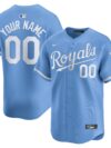 Kansas City Royals Nike Alternate Limited Custom Jersey?? Light Blue