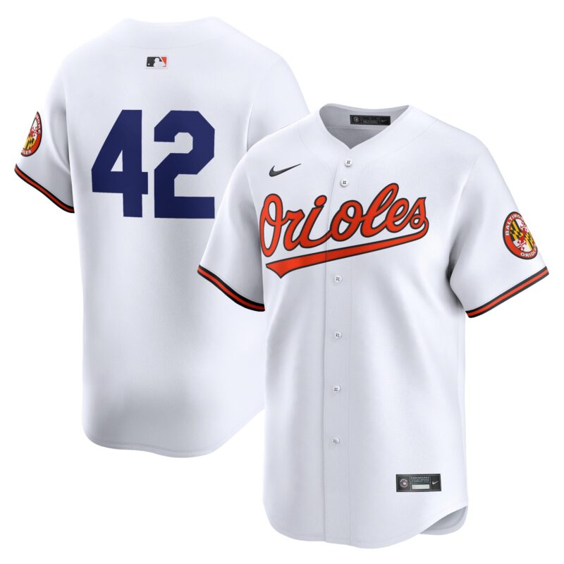 Baltimore Orioles Nike 2024 Jackie Robinson Day Home Limited Jersey?? White
