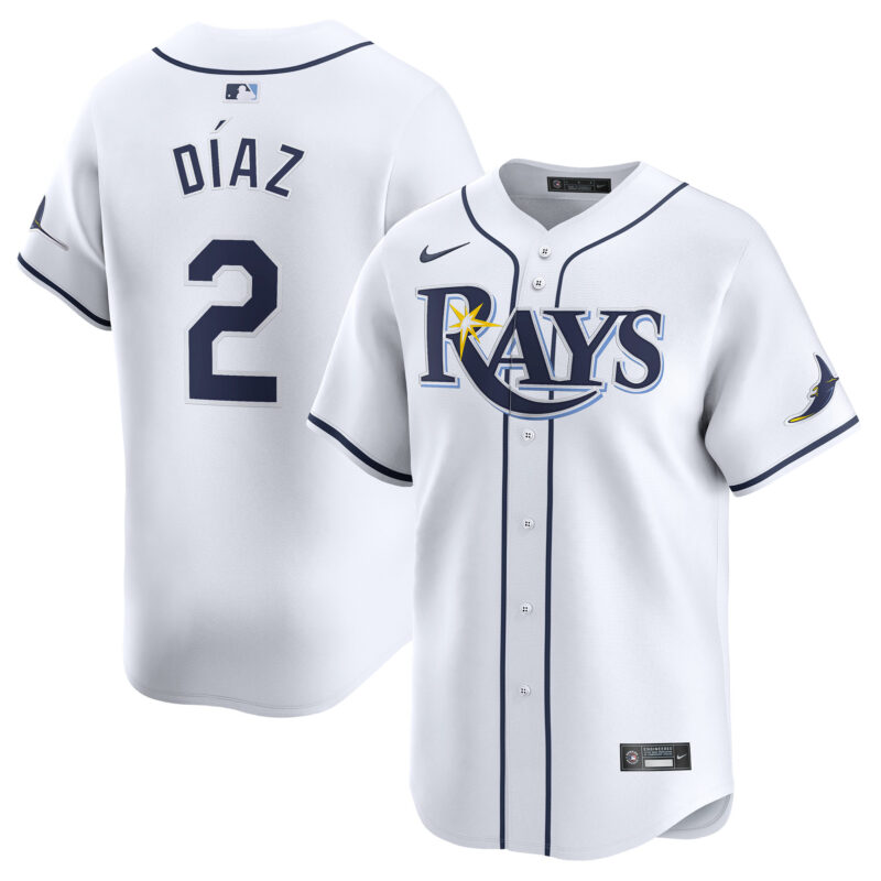 Yandy D?az Tampa Bay Rays Nike Youth Home Limited Player Jersey?? White
