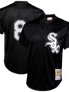 Bo Jackson Chicago White Sox Mitchell & Ness Cooperstown Collection Big & Tall Mesh Batting Practice Jersey - Black